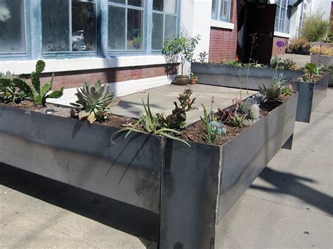 custom steel planter boxes|metal planter boxes near me.